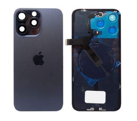 TAPA TRASERA PARA IPHONE 15 PRO AZUL OSCURO