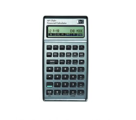 CALCULADORA FINANCIERA HP 17BII+ 2 LINEAS FORM VERTICAL PLATA