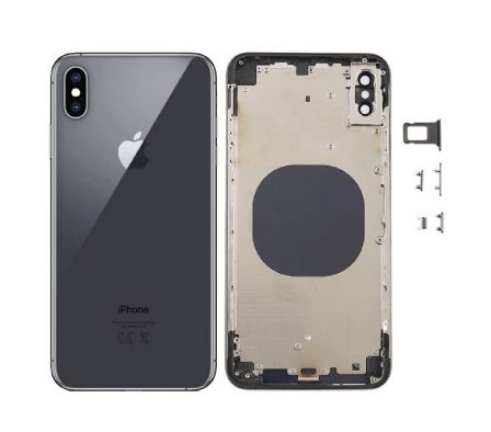 TAPA TRASERA PARA IPHONE XS MAX NEGRO