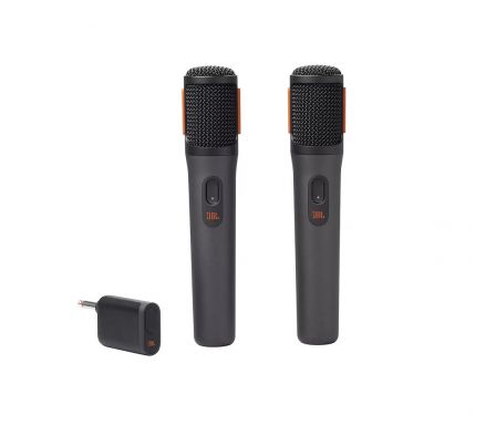MICROFONO JBL PARTYBOX WIRELESS DUAL BLACK C/ 2MIC 2024
