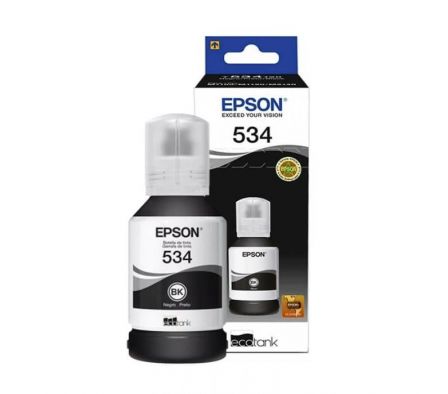 BOTELLA NEGRA EPSON T534 P/ M1120, M1180, M3170