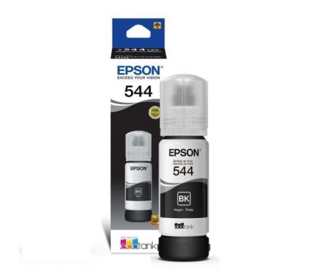 TINTA EPSON NEGRO 65ML T544 P/ EcoTank L 3210, L 3250, L 5290