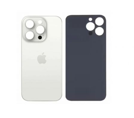 TAPA TRASERA PARA IPHONE 15 PRO MAX BLANCO