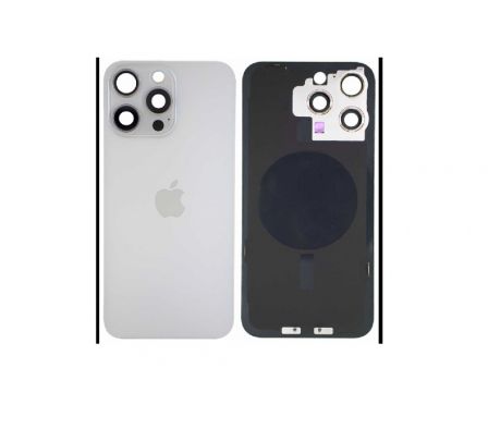 TAPA TRASERA PARA IPHONE 15 PRO BLANCO