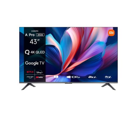 TV SMART 43" XIAOMI A PRO 2026 L43MB-APPH QLED 4K/GOOGLETV/DIG/BT/CAST